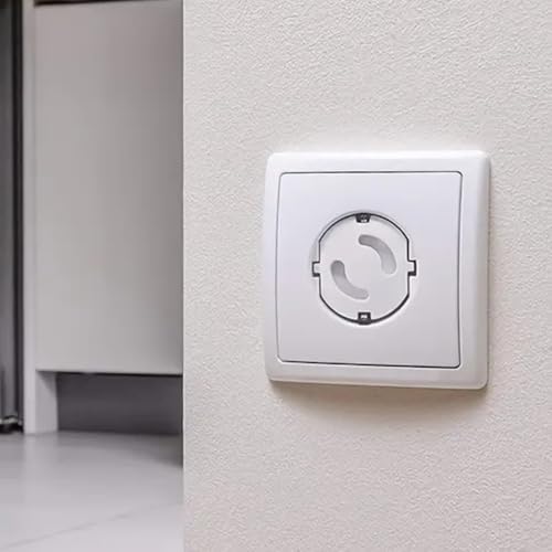 Abuy 12 Adet Bebek Güvenlik Priz Koruyucusu Elektrik Prizleri Koruması Priz Çocuk Güvenliği Beyaz - Görsel 1