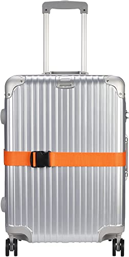 Webravery Adjustable Luggage Straps Suitcase Belt Travel Strap Accessories (4Pack-Orange) #TOP2
