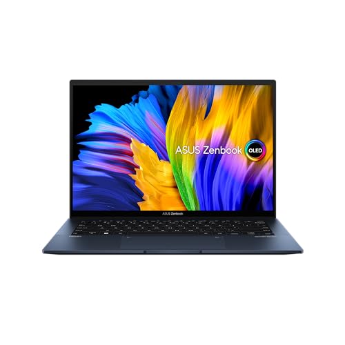 ASUS Zenbook 14 OLED Laptop | 14" 2,8k WQXGA+ 16:10 OLED Display | Intel Core i9-13900H | 16 GB RAM | 1TB SSD | Intel Iris Xe | Windows 11 | QWERTZ Tastatur| Ponder Blue