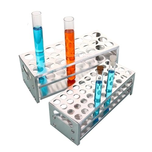 Support de tubes à essai grande capacité à double rangée pour examens colorimétriques scolaires - 2