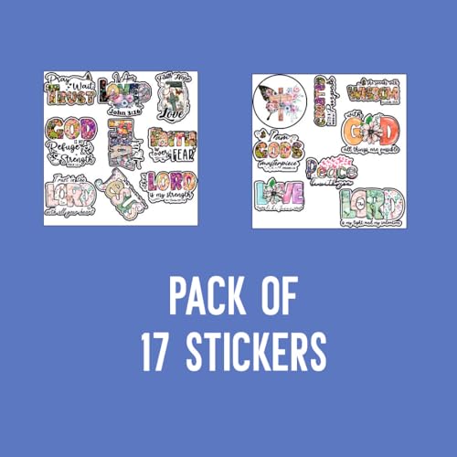 Image of Zesta Aesthetic Stickers for Laptop /Waterproof Anime Decal for Books /Vinyl Sticker for Fridge /Easy to Use Korean Car Sticker Kawaii Cute Stickers (Bible)
