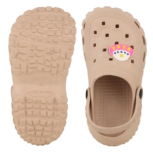 Image of FUEL Poddle Comfortable Indoor & Outdoor Casual Garden Clogs, Soft Cushioned Footbed and Lightweight EVA Slip-On Kids Clogs for Boys & Girls