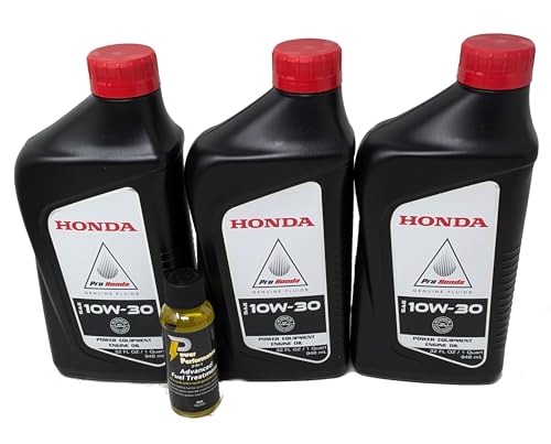 Honda 10W-30 3-Pack + Fuel Treatment