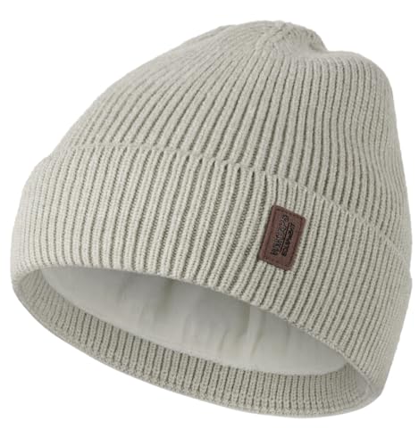 Image of Wmcaps Winter Beanie for Men Women, Fleece Lined Beanie Soft Warm Knit Hat Ski Stocking Cuffed Cap