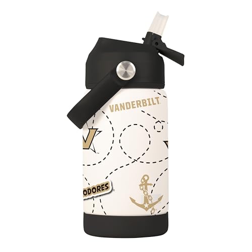 Image of Logo Brands NCAA Mascot Stainless-Steel Kids Bottle -Soft Silicone Mouthpiece, Easy To Carry, Kid-Friendly Design- Great For School & On-The-Go