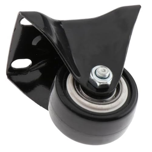 MYCENSE Swivel Caster Wheel Set with Enhanced Stability, Black, 2 Pcs