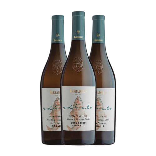 Barbadillo Sábalo Blanco Palomino Fino Vino de la Tierra de Cádiz 75 cl Vino blanco (Caja de 3 Botellas de 75 cl)