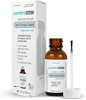 Comfort Zone Anti Fungal Liquid Solution, Eliminates Fungus on Fingers, Toes & Around Nails, 1 FL OZ (30ml)