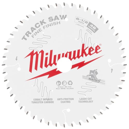 Milwaukee 48 Teeth Fine Finish Track Saw Blade 165 mm Blade