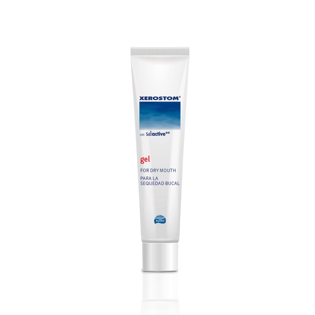 Xerostom with Saliactive Saliva Substitute Gel for Dry Mouth 25ml – Daily Saliva Replacement Gel Dry Relief Product – Sugar Free Mouth Relief