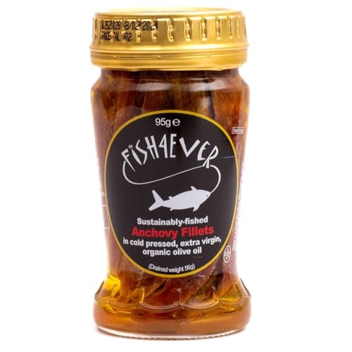 Fish 4 Ever Anchoas en Aceite de Oliva Orgánico 95g miniatura 1