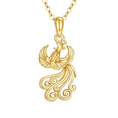 GEHN 14K Gold Phoenix Necklace image
