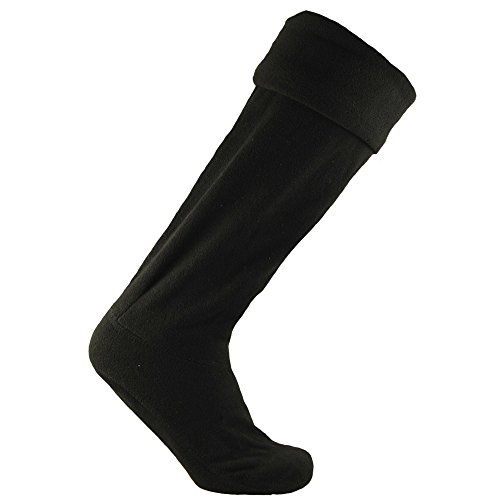 Horizon - Calcetines polar para botas de agua unisex (36-38 EU) (Negro)