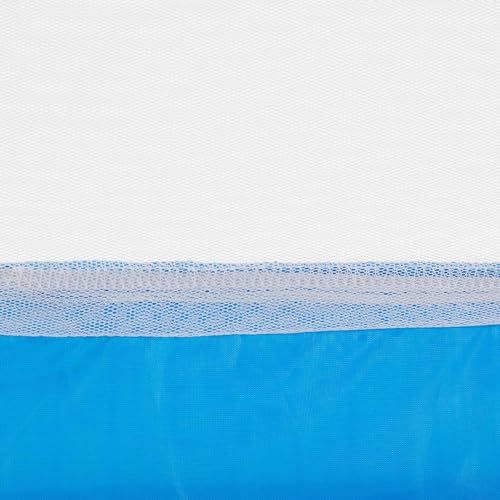 Image of Classic Mosquito Net Baby Mosquito Net Swing Cradle | Jhula /Jula Mosquito Net for 0-3 Year Baby | Mosquito Net for Baby Cradle Swing with Side Zip Opening-Blue