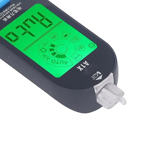 Image of Multimeter with Large Screen Automatic Range Selection, Digital Multimeter Digital Display with 1, Counts, Current Measurement with Backlight for Capacitance Diode