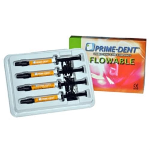 Prime Dental 004-010B1 VLC Visible Light Cure Flowable Composite B1 4/Pk 2 Gm