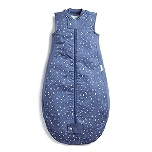 ergoPouch Babyslaapzak, 2-4 jaar, ideaal in de zomer, Night Sky TOG 0.3, puckbag, 2-in-1, puckdeken, swaddle, wikkeldoek, met stretch voor armen en hals