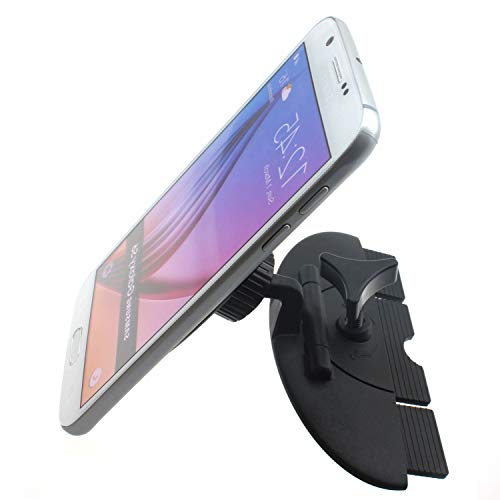 CD Slot Car Mount for Compatible with Samsung Galaxy S24/S23/S22/S21/S20/FE/Plus/Ultra Phones - Magnetic Holder Swivel Dock Strong Grip CD Player Slot