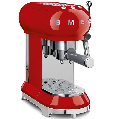 SMEG Machine à café expresso ECF01RDEU