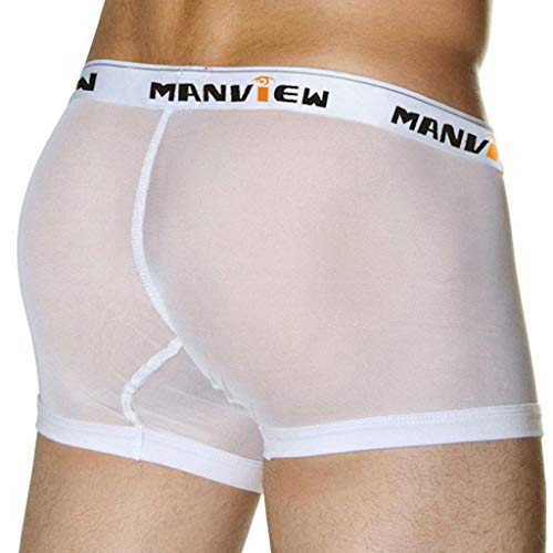 zhandouji Unterwäsche Herren Sexy Mesh Boxer Unterhose Transparent...