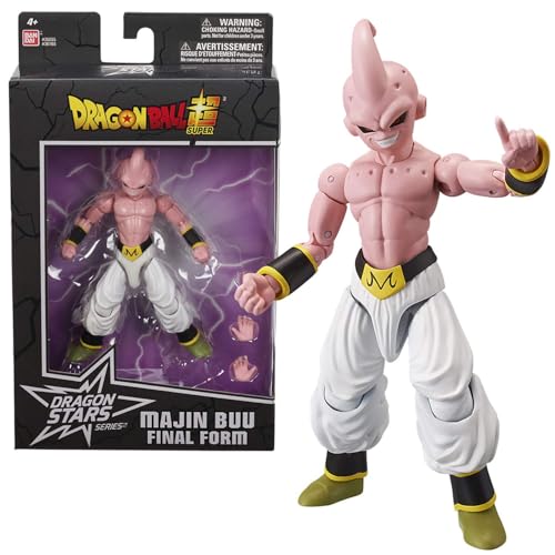 BANDAI - Dragon Ball Super - Figurine Dragon Stars 17 cm - Majin Buu Forme Finale - Licence Officielle Dragon Ball - Figurine articulée Boo - Jouet Enfant 4...