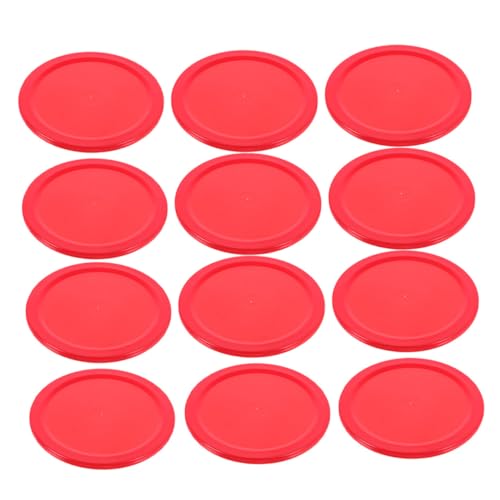 JOINPAYA 20pcs Vibrant Color Air Hockey Pucks Small Replacement Accessories for Indoor Games Compatible Ice Hockey Tables for Parties and Entertainment Activities