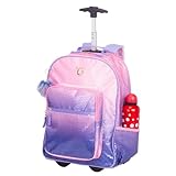 Mochila Carrinho Capricho Paetê - Rosa Lilás