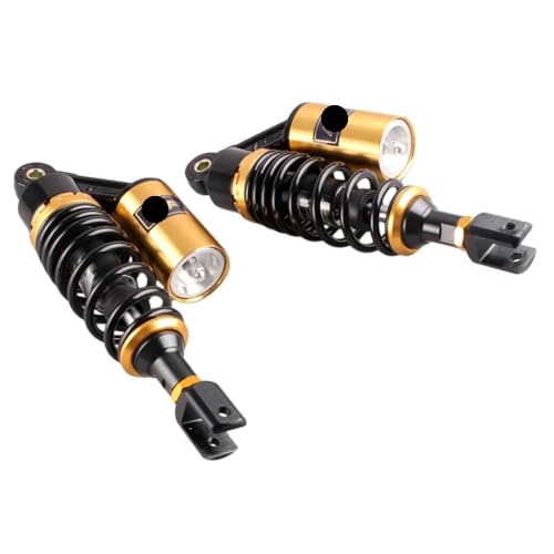 Amortisseur arriere moto 280mm suspension pneumatique universelle cyclomoteur noir