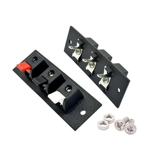 Bornier prise et connecteur de fil de haut-parleur audio 6pcs Lavender