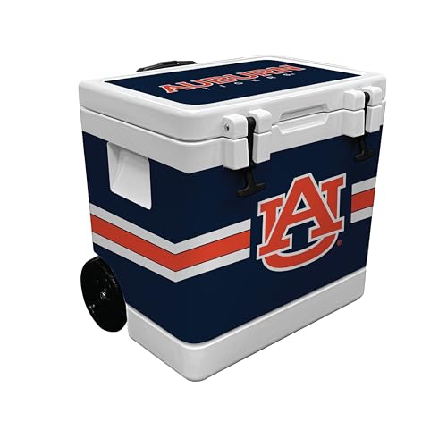 INDIGO FALLS College 37-Quart Rotomolded Wheeled Cooler (Auburn Tigers)