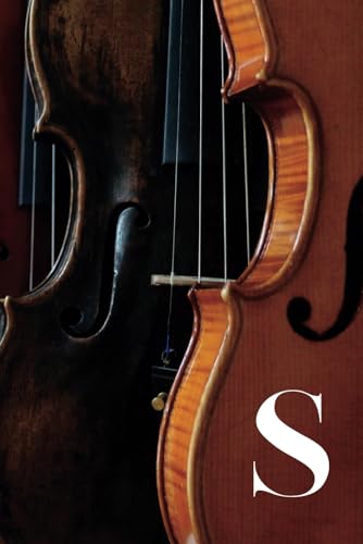 S: Violin String Instrument Initial Monogram Letter 