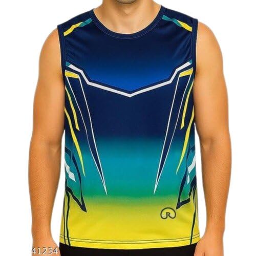 Men Urban Style Printed T Shirt Sleeveless Relaxed Fit Daily Casual Clothing Look-image-47