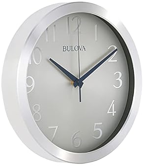 Bulova Alsace Metal Glass Wall Clocks photo Bulova Alsace Metal Glass Wall Clocks
