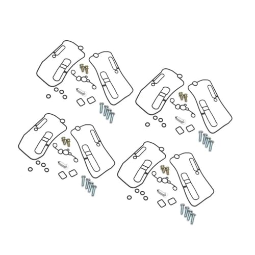 FCR-MX TRX450ER TRX450R CRF250R CRF250X CRF450R CRF450X キャブレター修理キット ミッドボディ Oリング ガスケット(4Set)