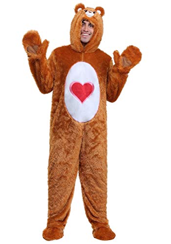 Adult Plus Size Classic Tenderheart Care Bears Costume 2X Brown