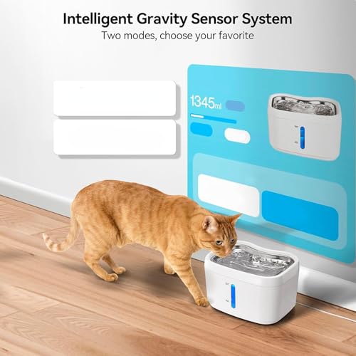 Dispensador de agua para gatos inteligente con control por app miniatura 2