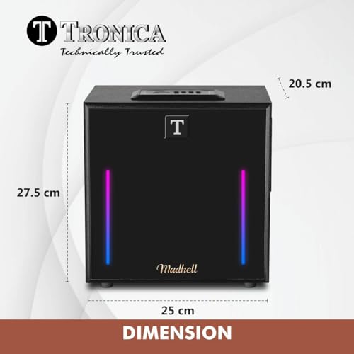 TRONICA Home Theater MADHELL 2.0 Bluetooth Speaker System with 45W RMS Stereo Sound, Display & Remote 220V AC Operational, Home Audio Speaker System 2 41tqvwXHyOL