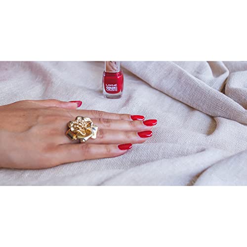 Image of Lakme True Wear Color Crush Nail Color, Reds 25, 9 ml