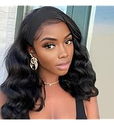 Body Wave Human Hair Wigs with Headband Attached Long Wavy Headband Wig for Women Glueless Long B...