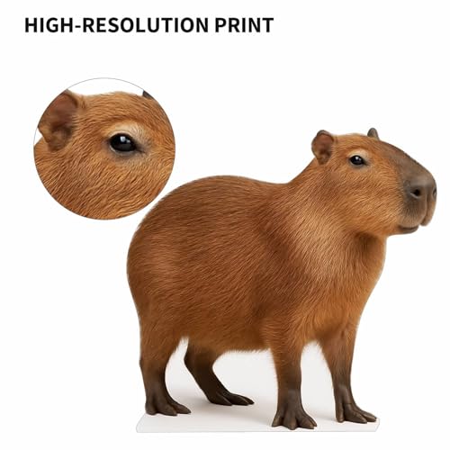 Image of Capybara 2FT Life Size Cardboard Cutout - A Fun Animal Standup for Photo Booths, Birthday Parties, and Events