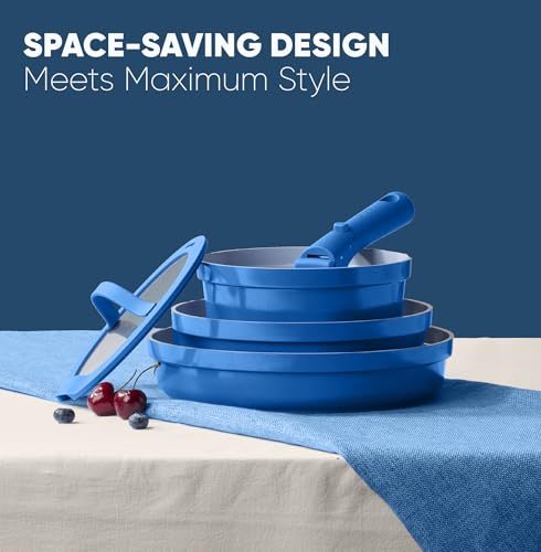 CAROTE 9-Piece Ceramic Cookware Set - 66% Off