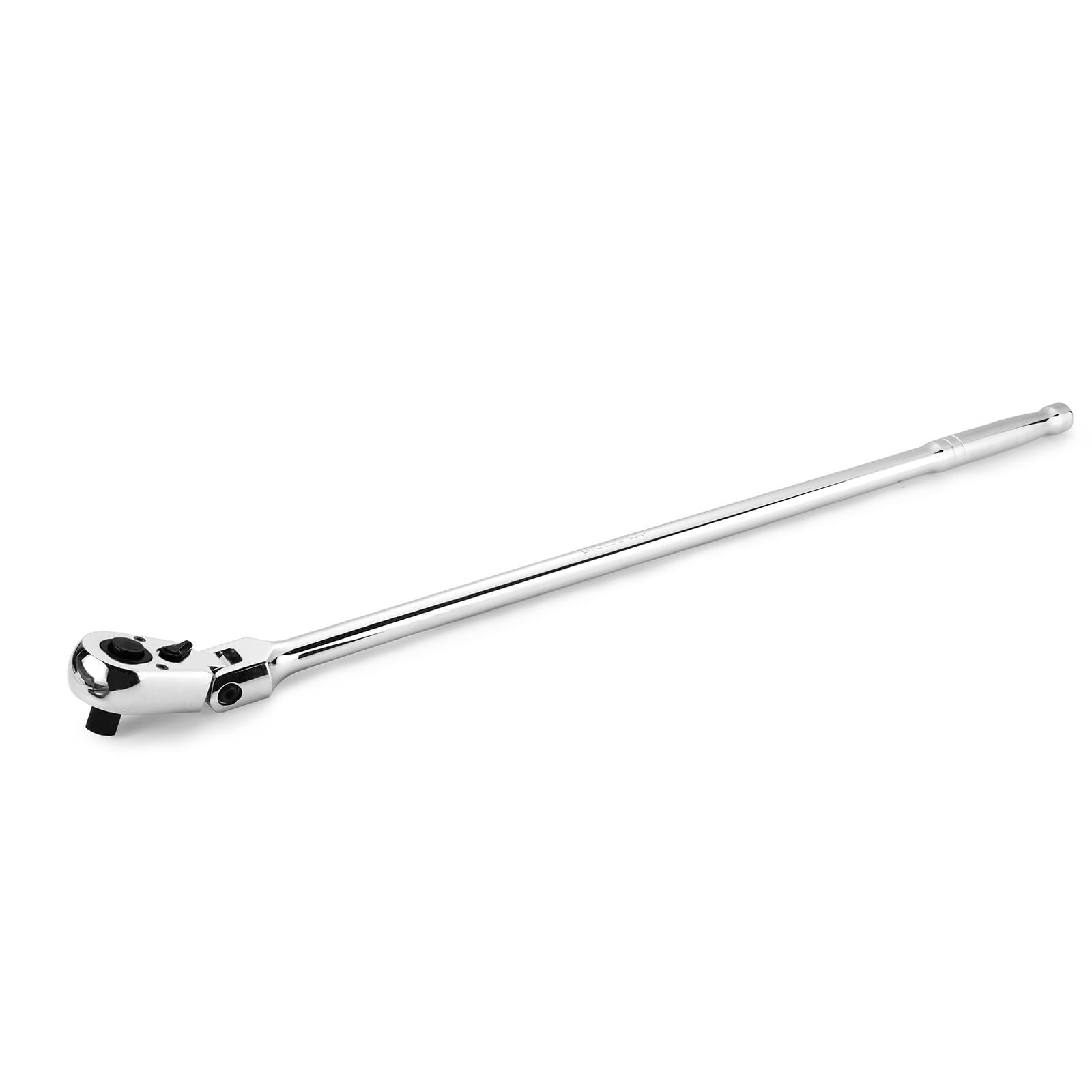 WORKPRO 1/2 inch Drive Extra Long Flex Head Ratchet, 24 Inch Long CR-V Steel Ratchet Handle with Chromium Plating, CR-MO Head, Quick Release