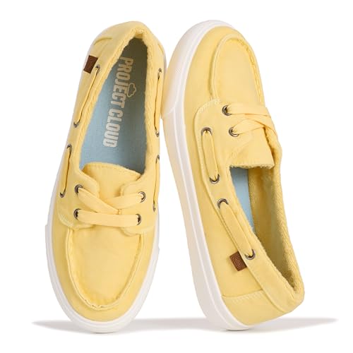 Image of Project Cloud Canvas Sneakers for Women - Memory Foam Slip On Shoes Women Footwear - Lightweight and Non Slip Fashion Sneakers (Seasalt)