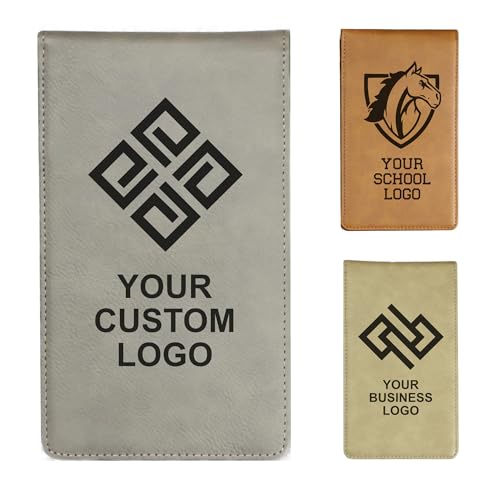 Bluegrass Laserworks Custom Logo Golf Scorecard Holder &Amp; Yardage Book Cover – Engraved Tournament Prize, Corporate Branding Gift, Country Club Merchandise, High School &Amp; University Golf Team Orders