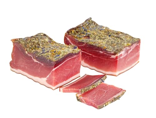 Almgourmet - Südtiroler Kräuterschinken - 2 Stück je 350g - 6 Monate...