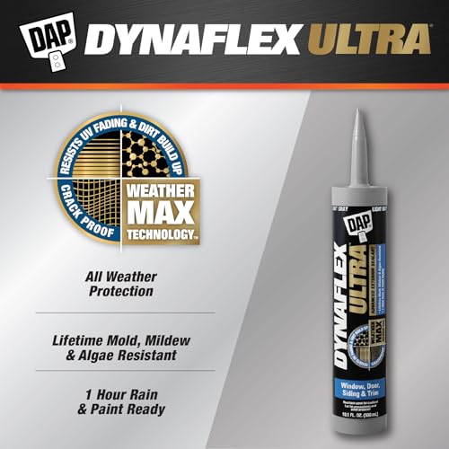 Image of DAP Dynaflex Ultra Advanced Exterior Sealant, Light Gray, 10.1 Oz (7079818219)
