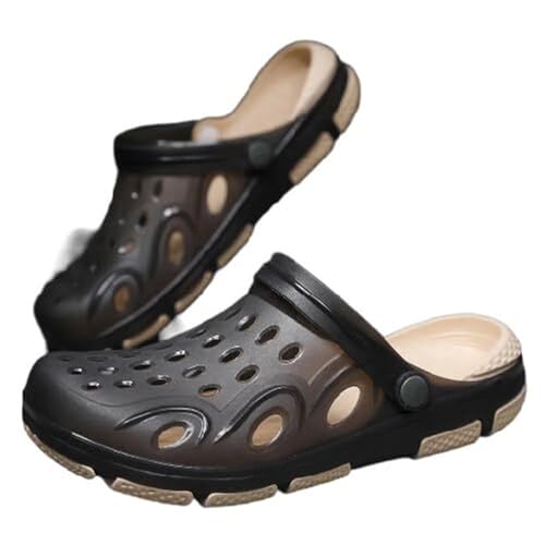 Mens Non Slip Water Shoes, Slip Garden Kitchen Outdoor Beach Yard Pool Shower Summer Sandals Slippers