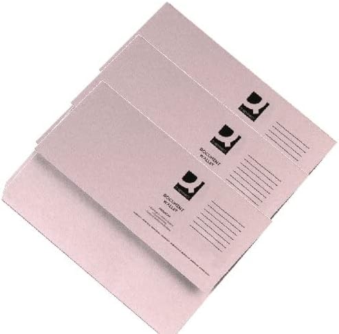 Q-Connect KF23010 285gsm Foolscap Buff Document Wallet