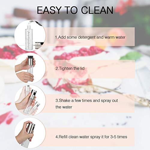 Ruolan Olive Oil Sprayer Mister Oil Sprayer for Cooking，Food-Grade Glass Oil Spray Transparent Vinegar Bottle Oil Dispenser for Kitchen BBQ, Grilling and Roasting - Thumbnail 3