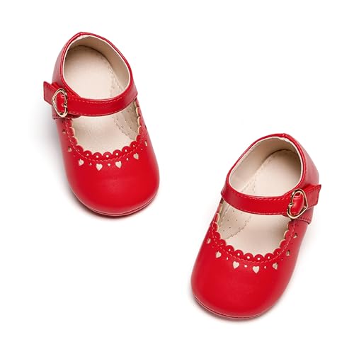 Image of PHIRAMIN Toddler Girl Mary Jane Dress Shoes-Little Girl School Uniform Shoes for Wedding Party